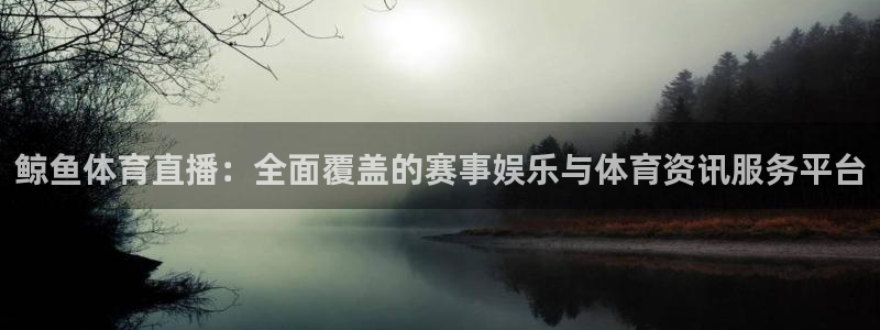 鲸鱼体育直播：全面覆盖的赛事娱乐与体育资讯服务平台